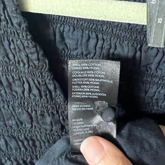 Anthropologie The Peregrine Mini Dress size XS Black - Picture 10 of 11